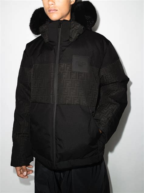 fendi ff-sleeve padded jacket|FENDI Padded Jacket .